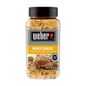 Weber Honey & Garlic Seasoning Rub 525g
